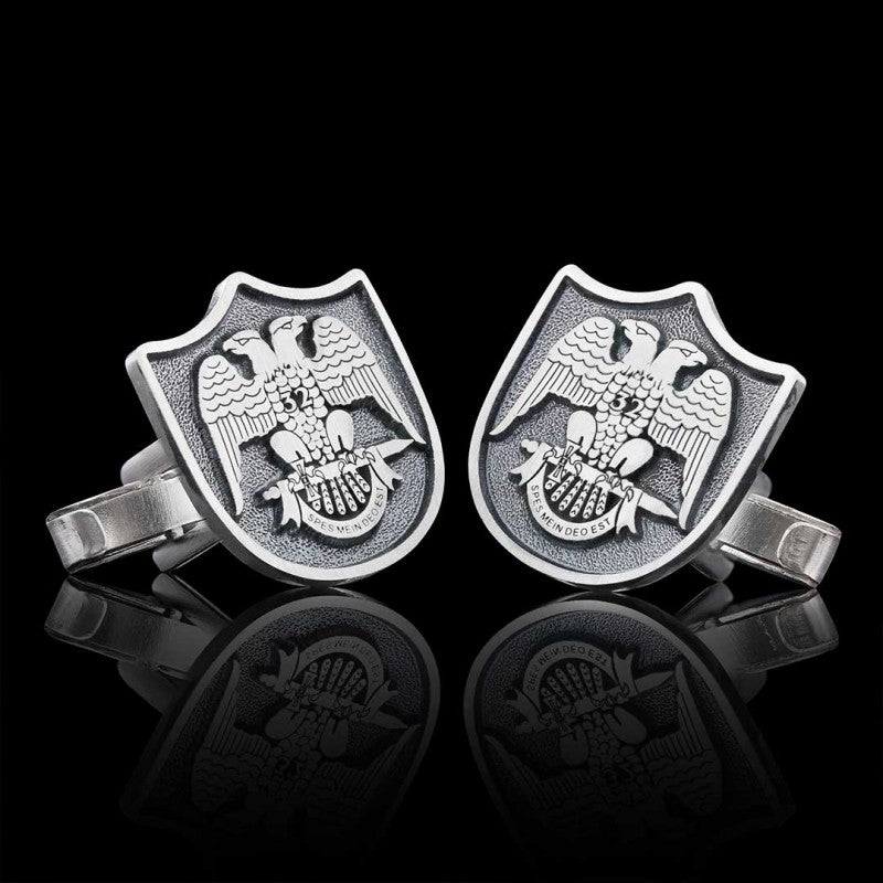 Custom Design 925 Sterling Silver Masonic Cufflink