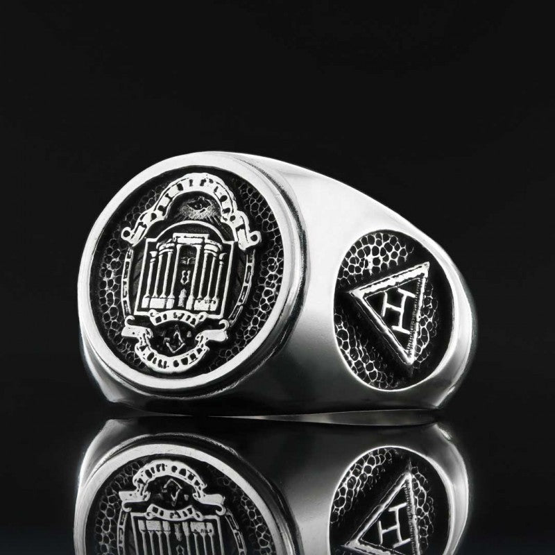 Masonic Ring, Custom Masonic Ring for Men, Master Mason Signet Ring