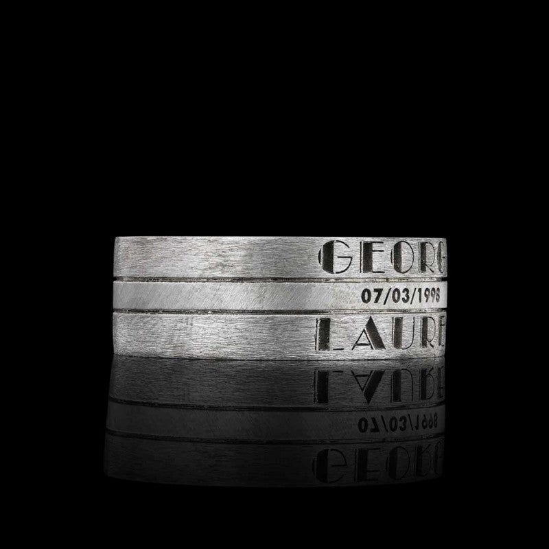 Memories Motto Band Ring