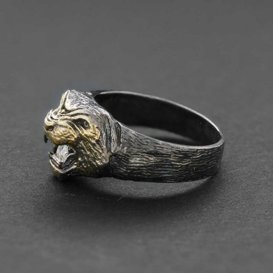Men Silver Ring - view 2