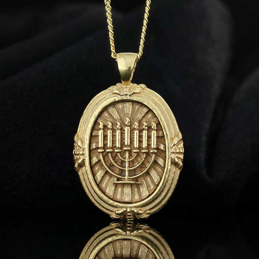 Menorah Isolated Pendant by SWISS PLUS - Jewish Collection - view 2