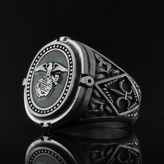 US Army Eagle Ring - view 2