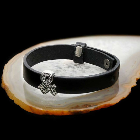 Motif Letter & Bold Alphabet Bracelet by SWISS PLUS - Letter Collection - view 2