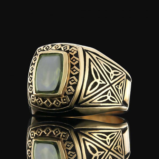 Motif Silver Men Ring - view 2