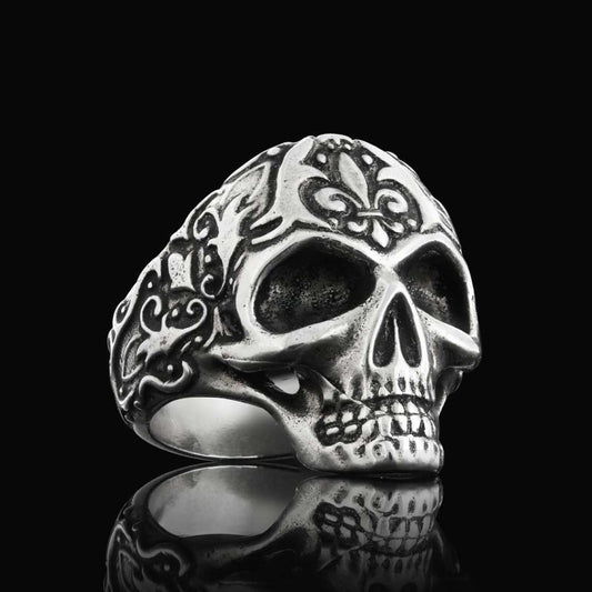 Motif Skull Ring