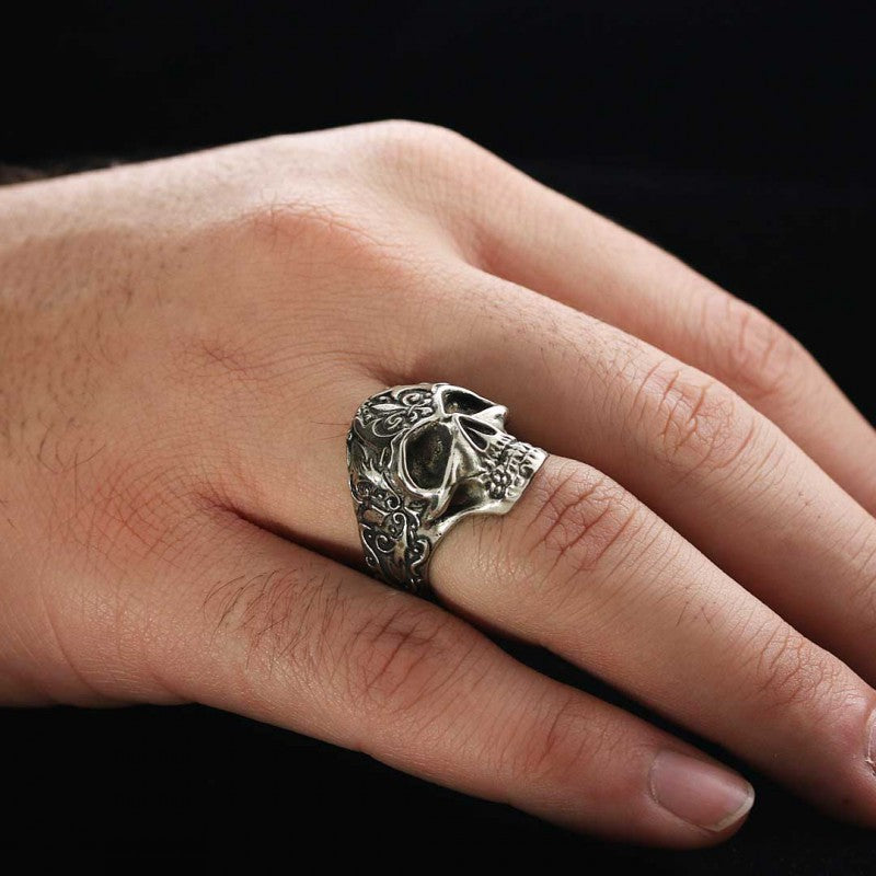 Motif Skull Ring by SWISS PLUS - Skull Rings - view 4