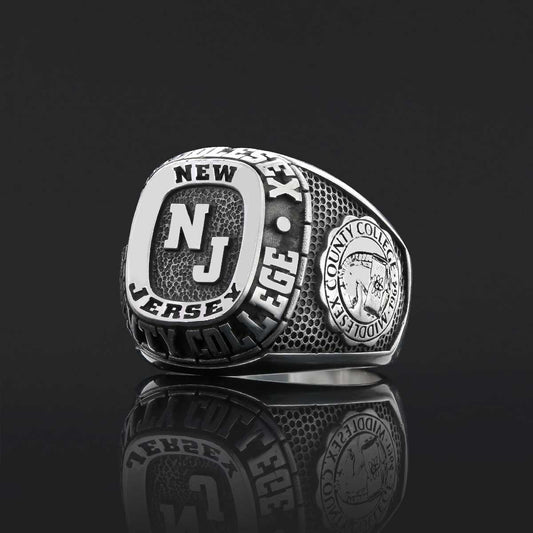 New Jersey University Ring, Mcneil High School Graduation Ring, Class Ring, College Class Ring by SWISS PLUS - Custom College