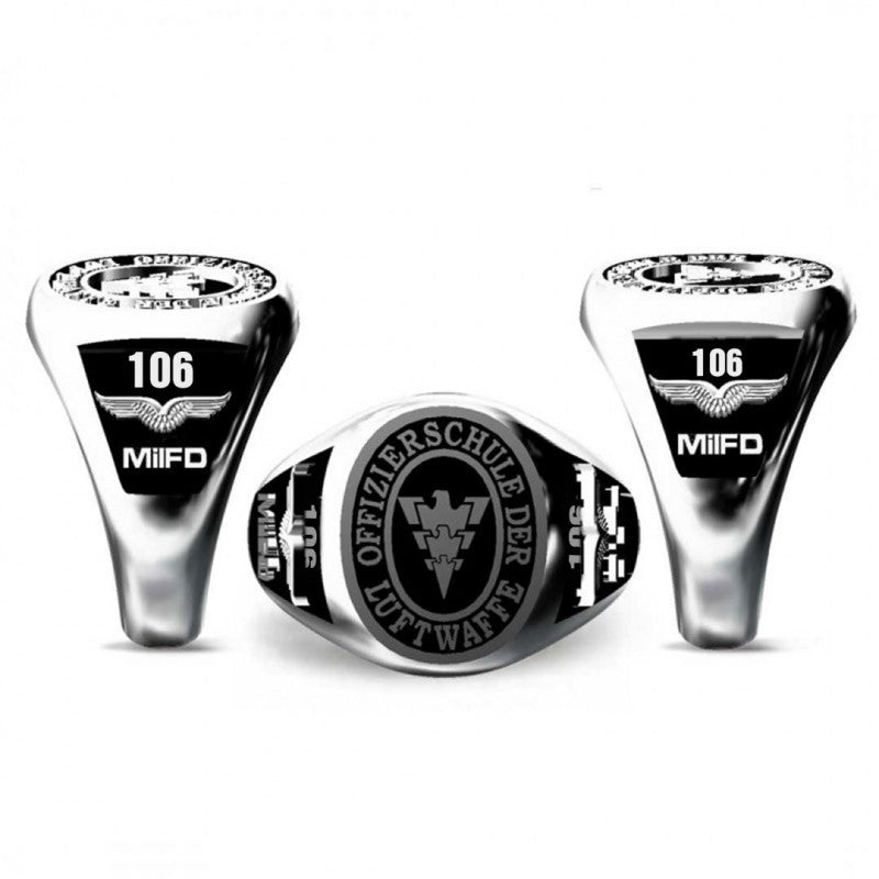 Offizierschule Der Luftwaffe 925 Sterling Silver Ring