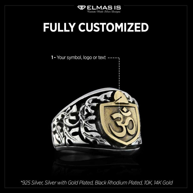 Om Buddha Ring by SWISS PLUS - Buddhist Jewelry Collection - view 5