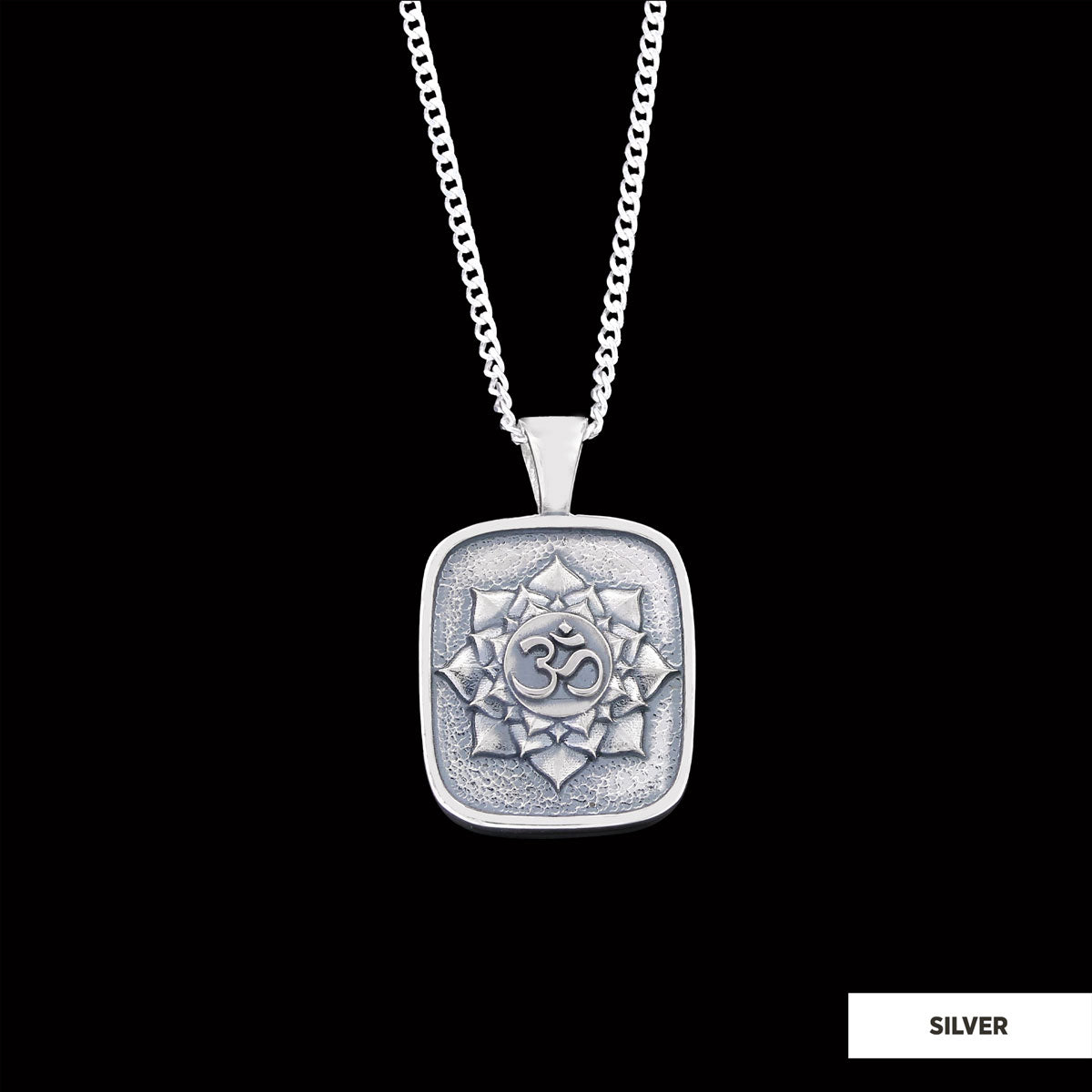 Om Pendant, Aum Necklace, Yoga Inspired Om Talisman, Spiritual Jewelry, Spiritual Jewelry, Elegant Om Necklace Silver
