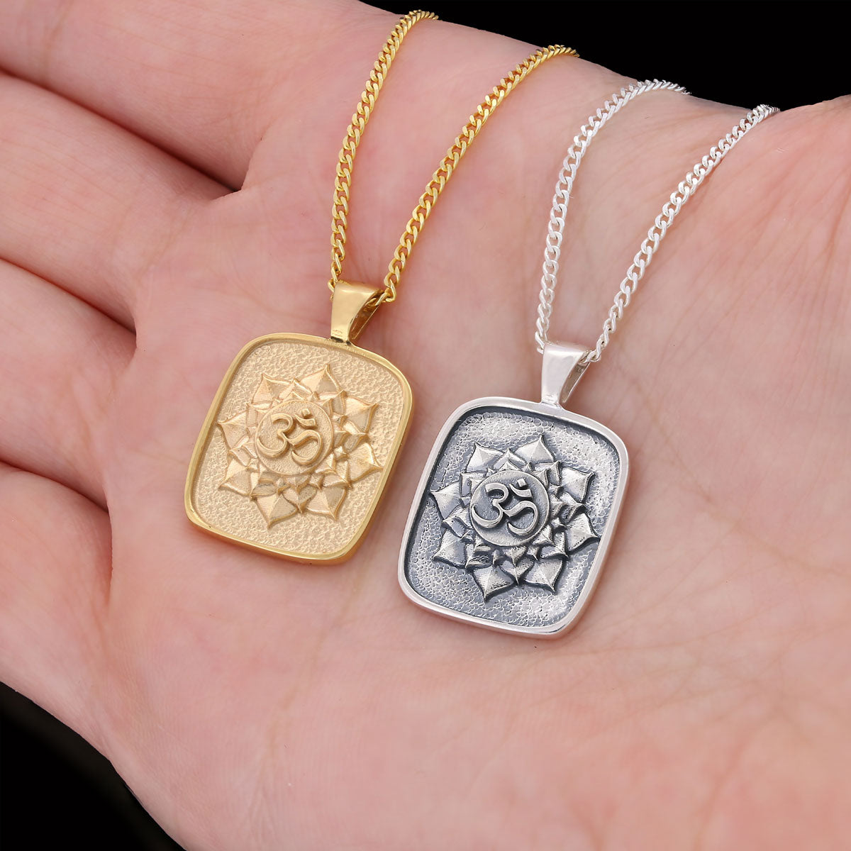 Om Pendant, Aum Necklace, Yoga Inspired Om Talisman, Spiritual Jewelry, Spiritual Jewelry, Elegant Om Necklace Silver by SWIS
