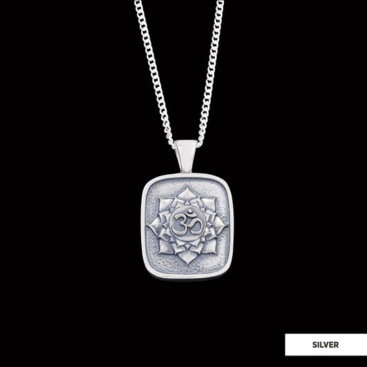 Om Pendant, Aum Necklace, Yoga Inspired Om Talisman, Spiritual Jewelry, Spiritual Jewelry, Elegant Om Necklace by SWISS PLUS