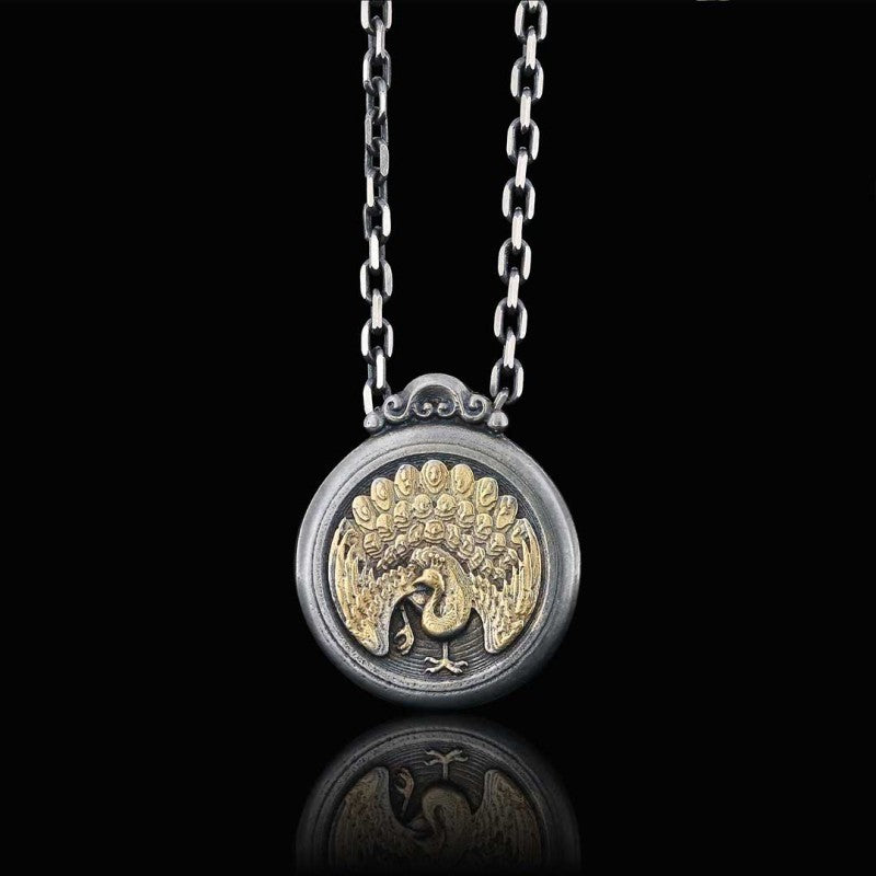 Peacock Pendant - view 3