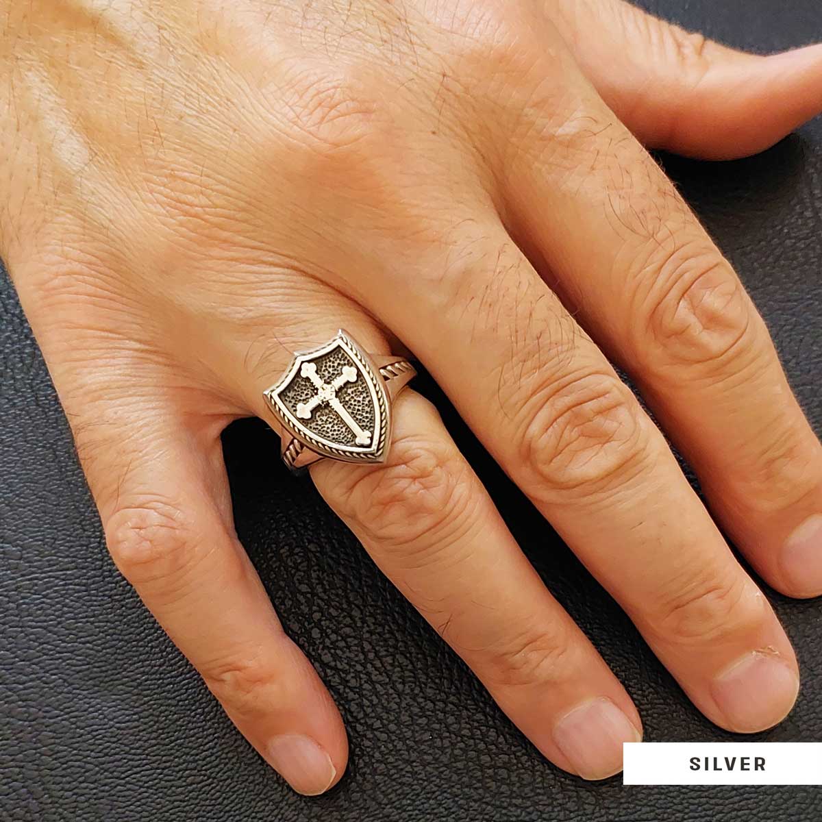 Personalized AMORC Rosae Crucis Order Symbol, Rosicrucian AMORC Ring, Custom Rosae Crucis Ring - view 6