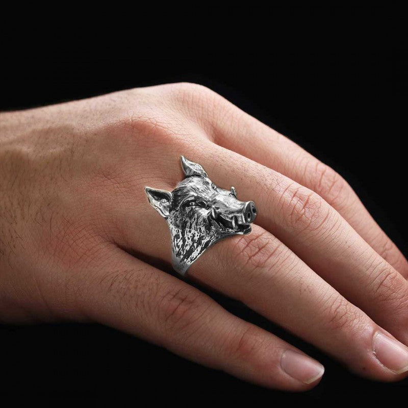 Pig Ring by SWISS PLUS - Unique Design Rings - view 7