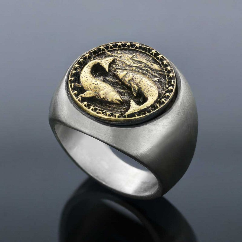Pisces Horoscope Ring