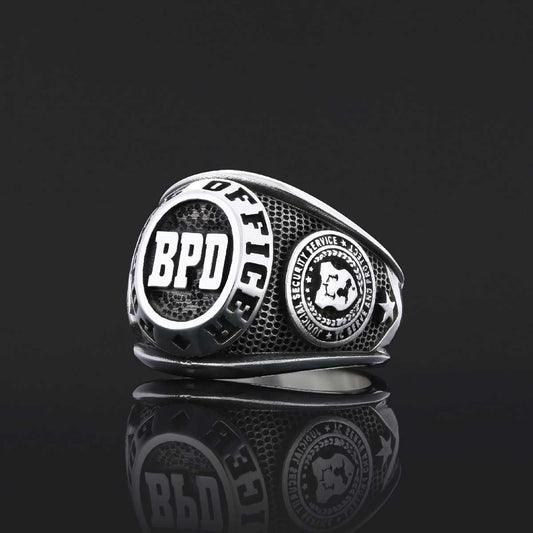 Plainville High School Ring, University Graduation Ring, Class Ring, College Class Ring - view 2