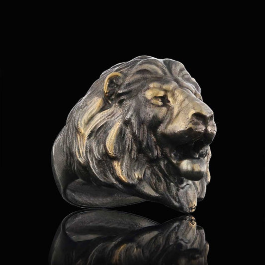 Roaring Lion Ring - view 2