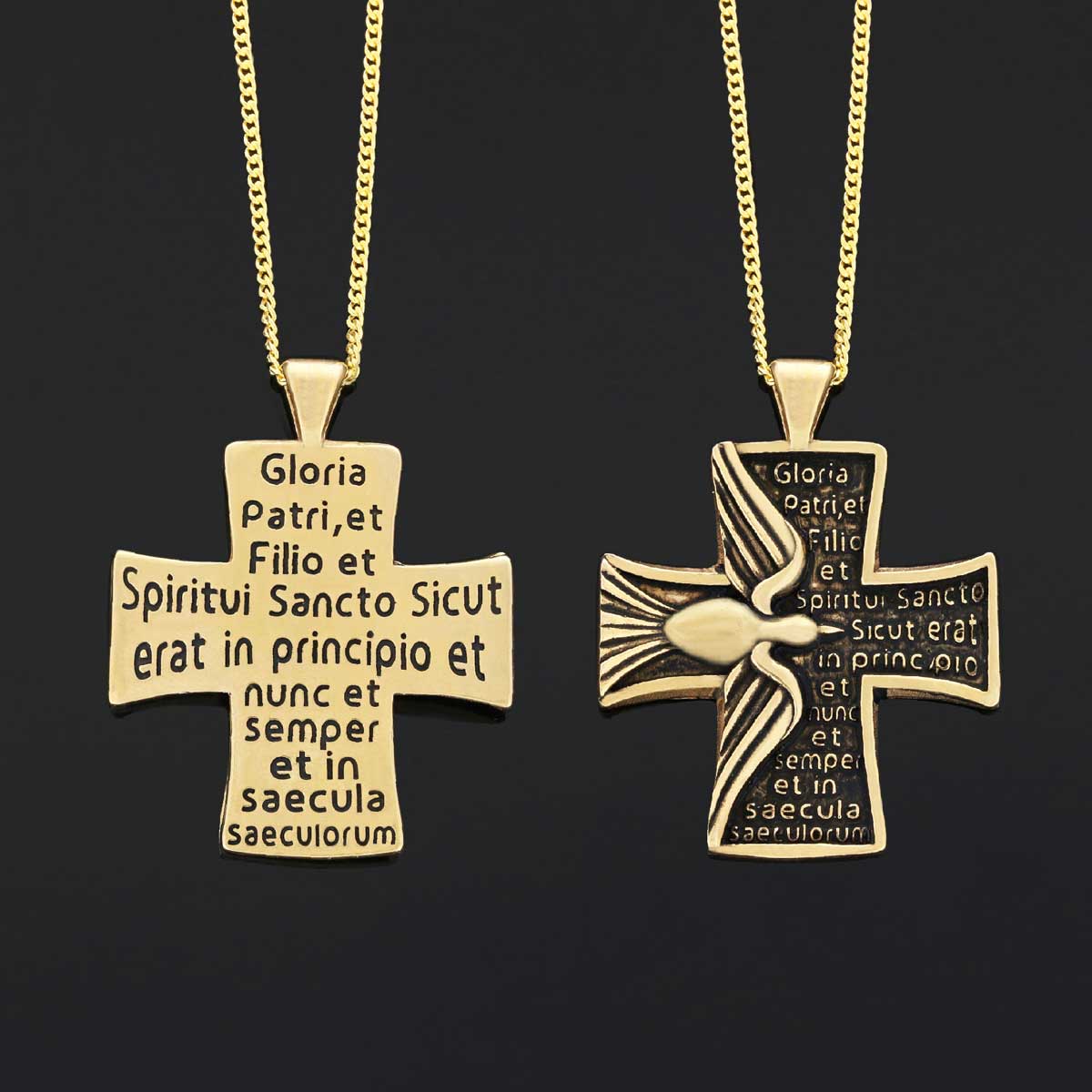 Rosae Crucis Pendant, Rosicrucian Mystical Necklace, Rosae Crucis Symbol Pendant - view 4