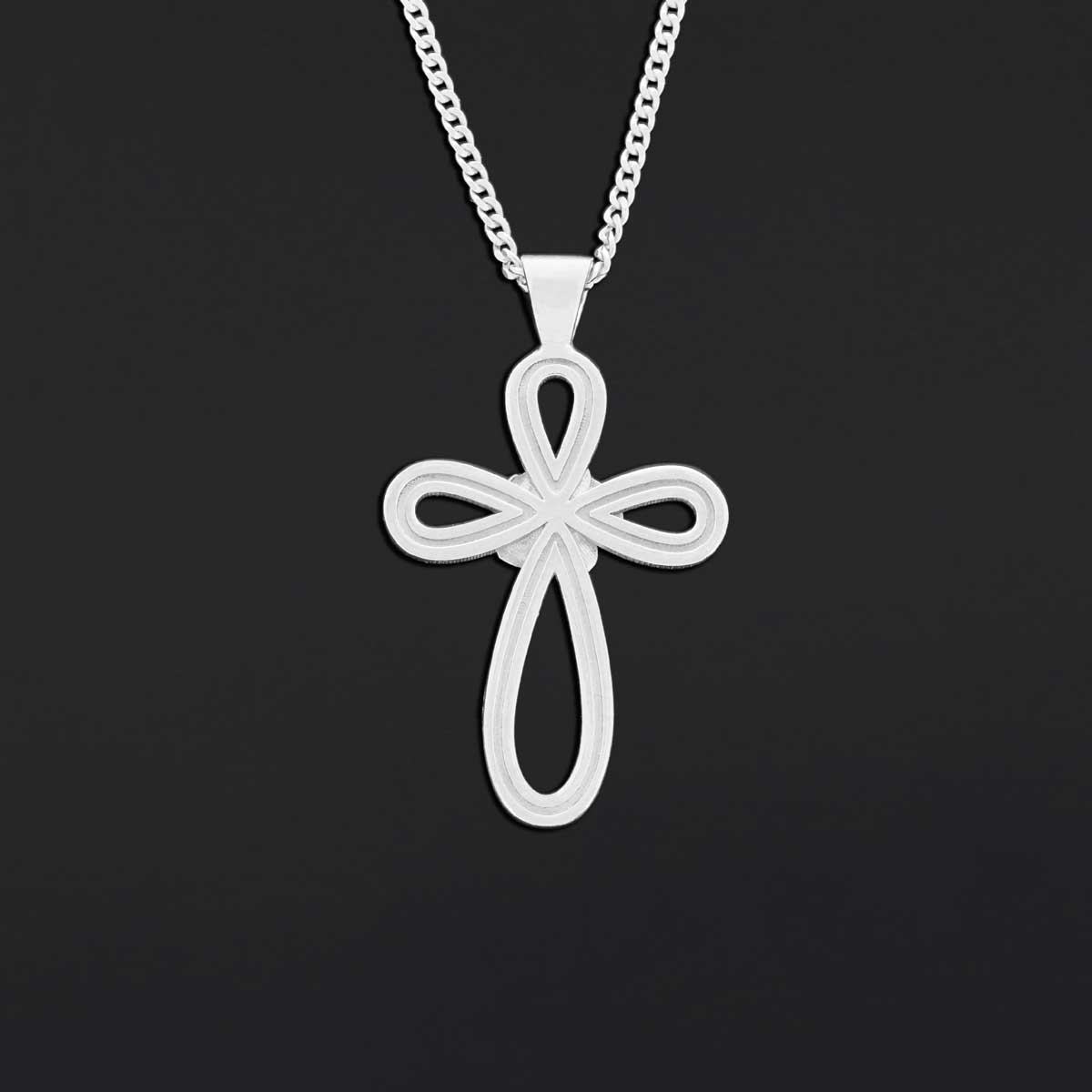 Rosicrucian Jewelry, Cross Necklace, Handmade Amorc Necklace, Cross Amorc Pendant by SWISS PLUS - Christian Collection - view