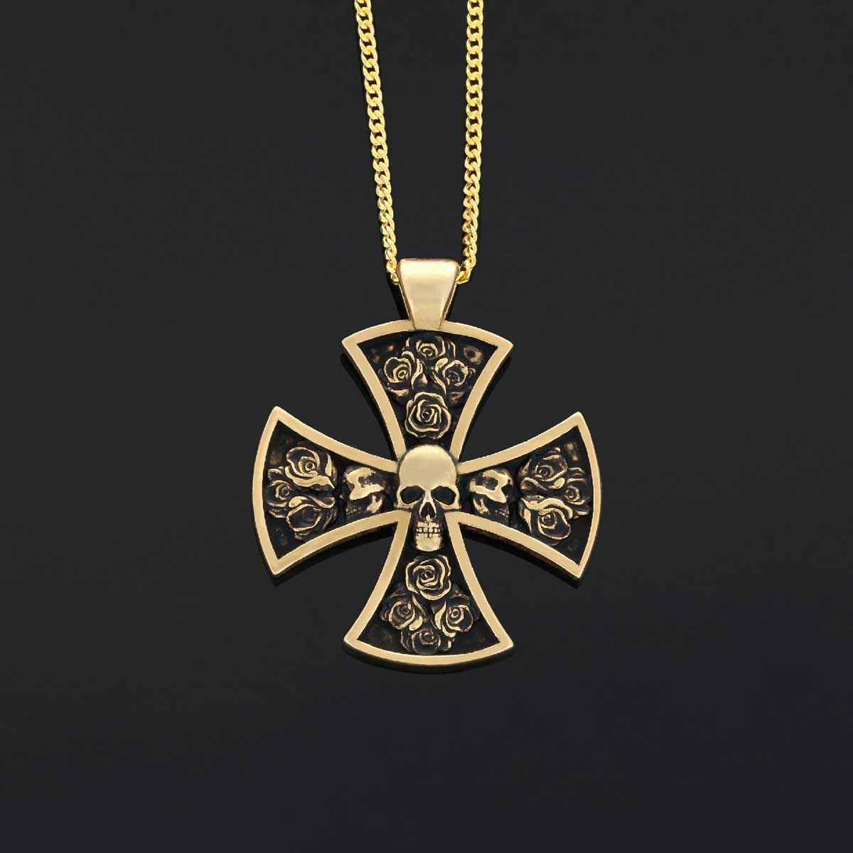 Rosicrucian Spiritual Pendant, Rosae Crucis Locket, Mystical Rosicrucian Symbol Necklace