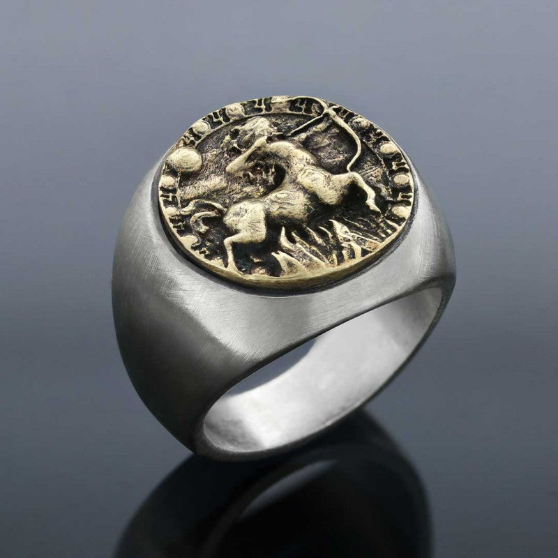 Sagittarius Horoscope Ring - view 3