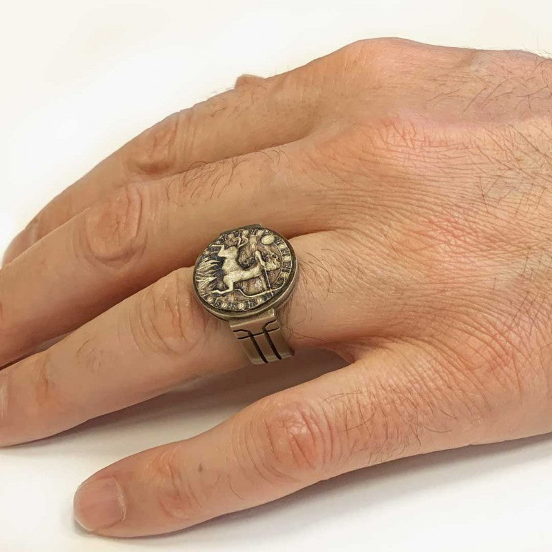 Sagittarius Zodiac Round Ring by SWISS PLUS - Zodiac Collection - view 5