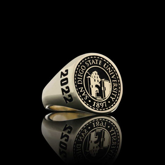 San Diego State University Ring by SWISS PLUS - Custom College Class Rings - view 2