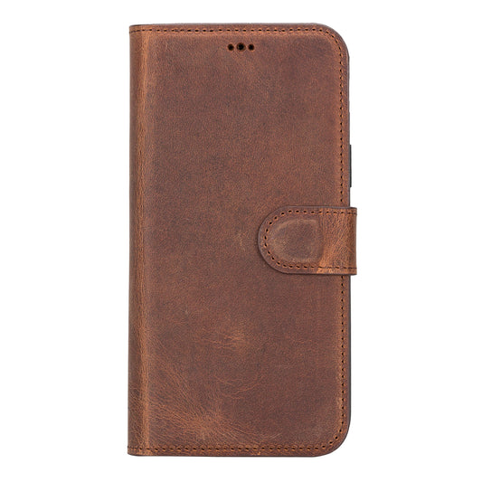 Liluri iPhone 14 Plus Detachable Leather Wallet Case