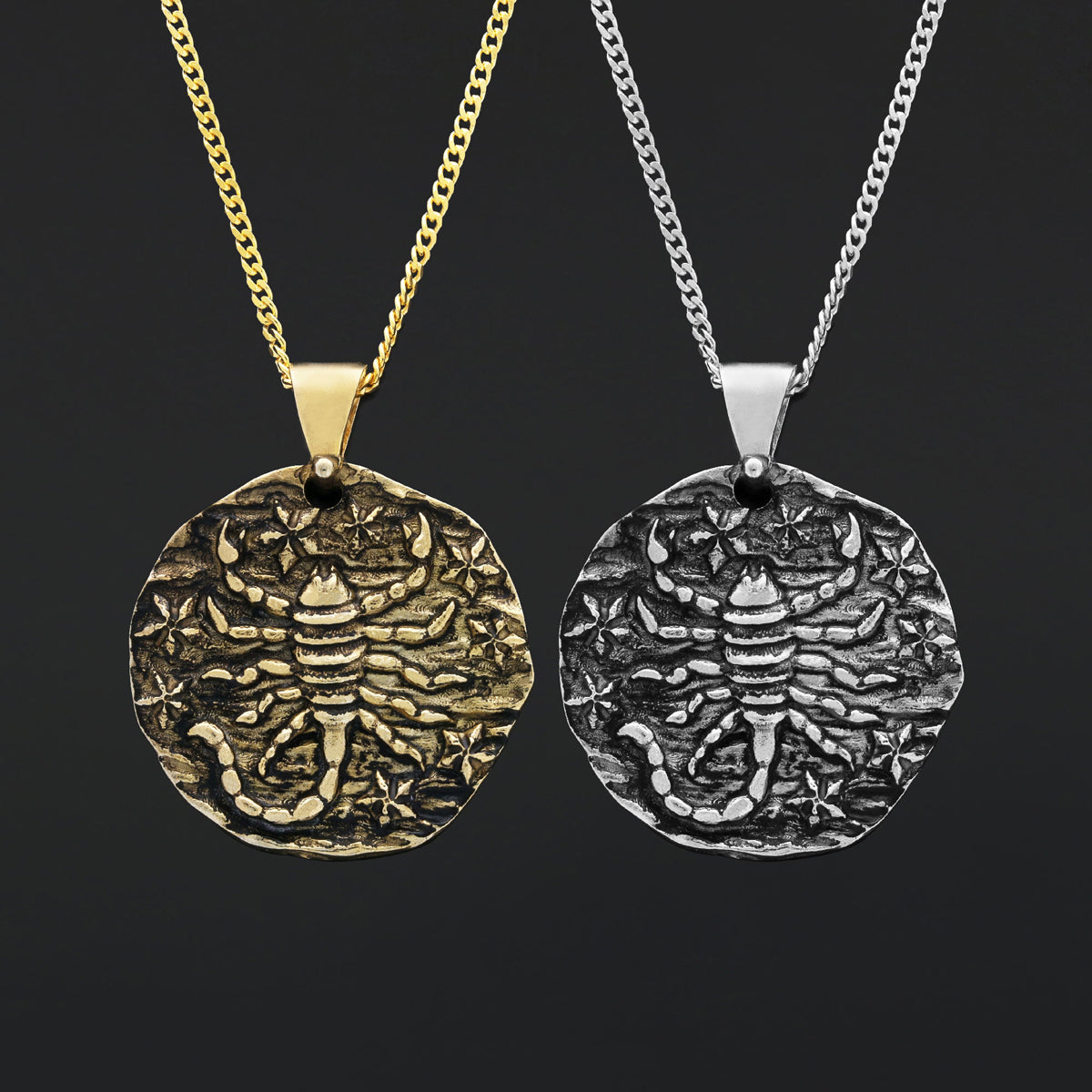 Scorpio Pendant, Zodiac Jewelry, Sterling Silver Necklace, Astrology Charm, Gift for Scorpio