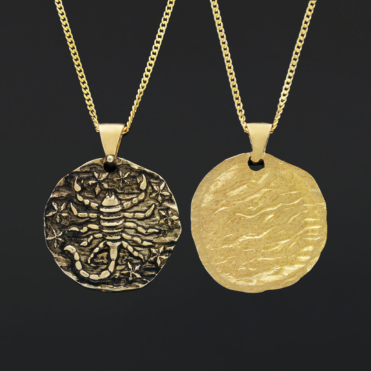 Scorpio Pendant, Zodiac Jewelry, Sterling Silver Necklace, Astrology Charm, Gift for Scorpio - view 7