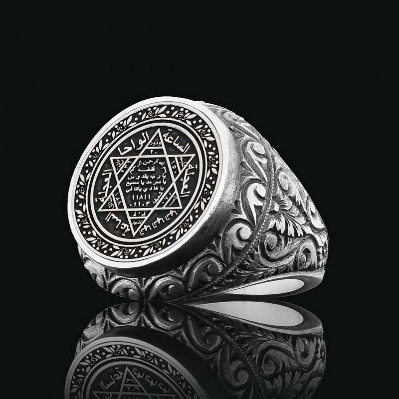 Seal of Solomon 925 Sterling Silver Ring - view 3