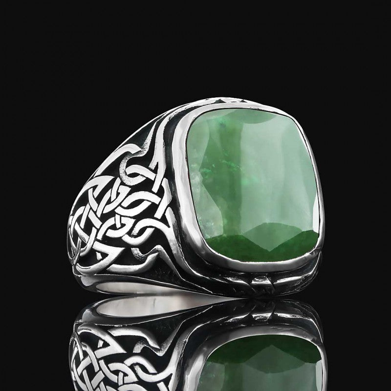 Silver Men Ring by SWISS PLUS - Unique Design Rings - view 7
