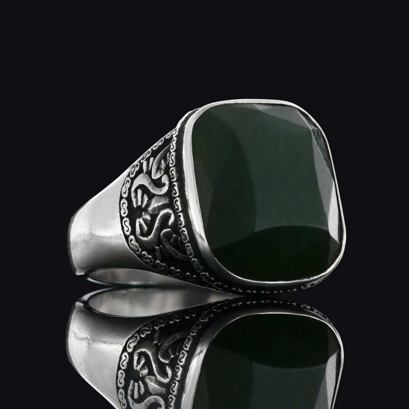 Silver Motif Ring
