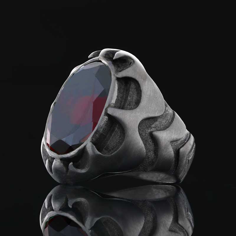 Silver Stone Ring