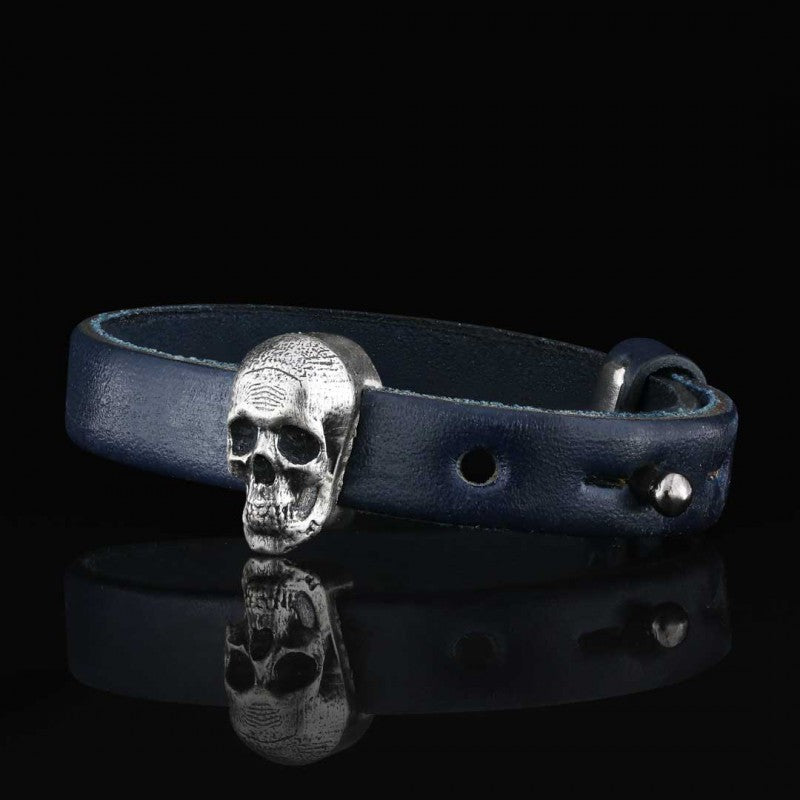 Skull Bracelet by SWISS PLUS - Unique Design Leather Bracelets - view 7