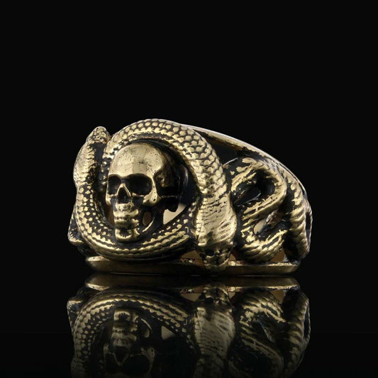 Snake Silver Ring - view 2