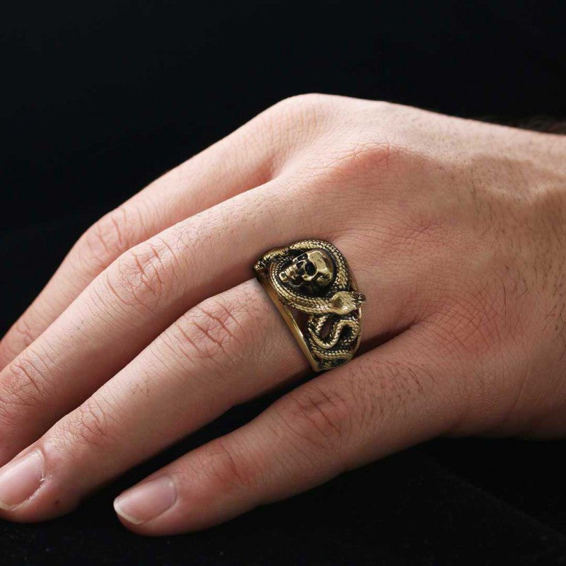 Snake Silver Ring by SWISS PLUS - Unique Design Rings - view 5