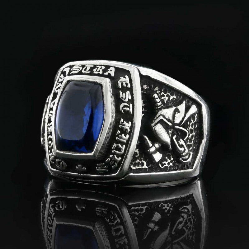 Special Design Gloria Nostra Est Fides Germany Ring by SWISS PLUS - Military Rings - view 3