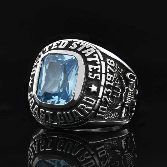 Special Design United States Coast Guard Ring by SWISS PLUS - Military Rings - view 2