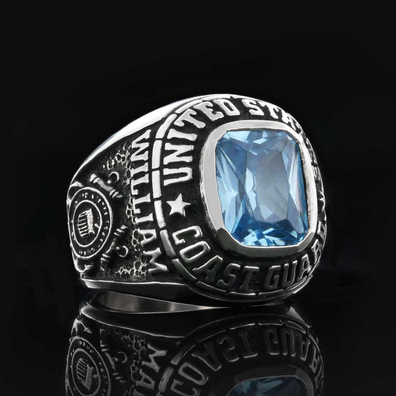 Special Design United States Coast Guard Ring by SWISS PLUS - Military Rings - view 5