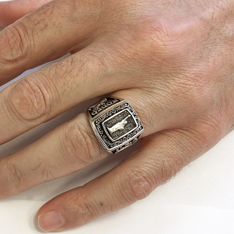 Statue Of Liberty Silver Ring by SWISS PLUS - United States Rings - view 4