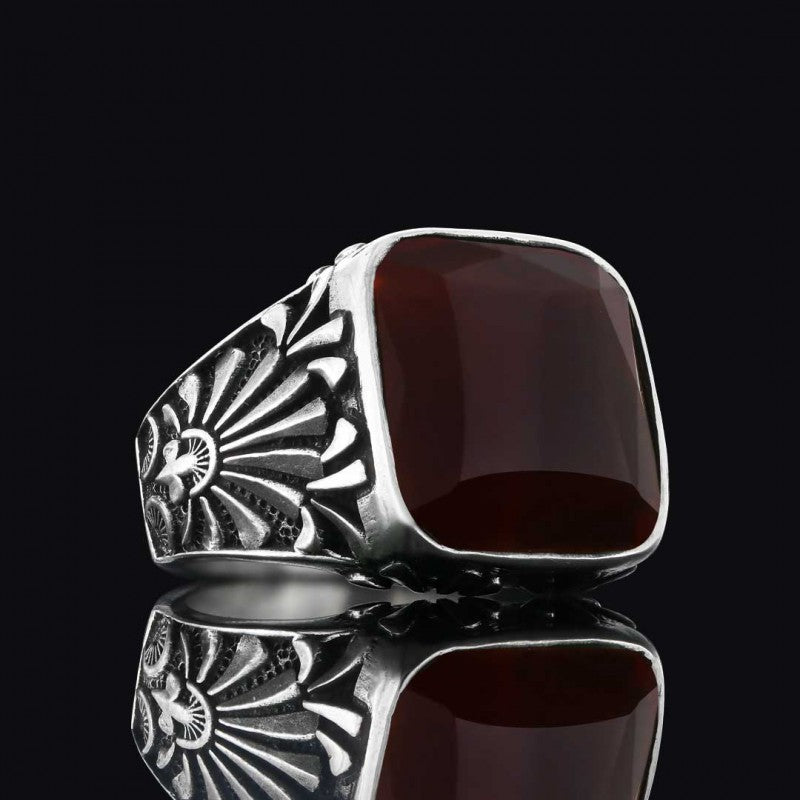 Sterling Silver 925 Ring for Men by SWISS PLUS - Unique Design Rings - view 5