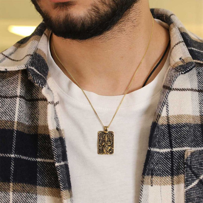 Sterling Silver Ganesha Necklace