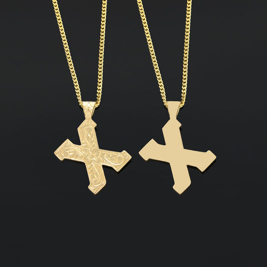 Sterling Silver Handmade Monogram X Letter Necklace by SWISS PLUS - Letter Collection - view 2