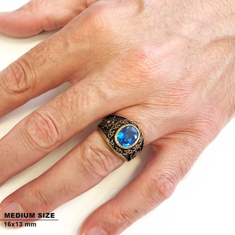 Stone With Om Ring by SWISS PLUS - Buddhist Jewelry Collection - view 7