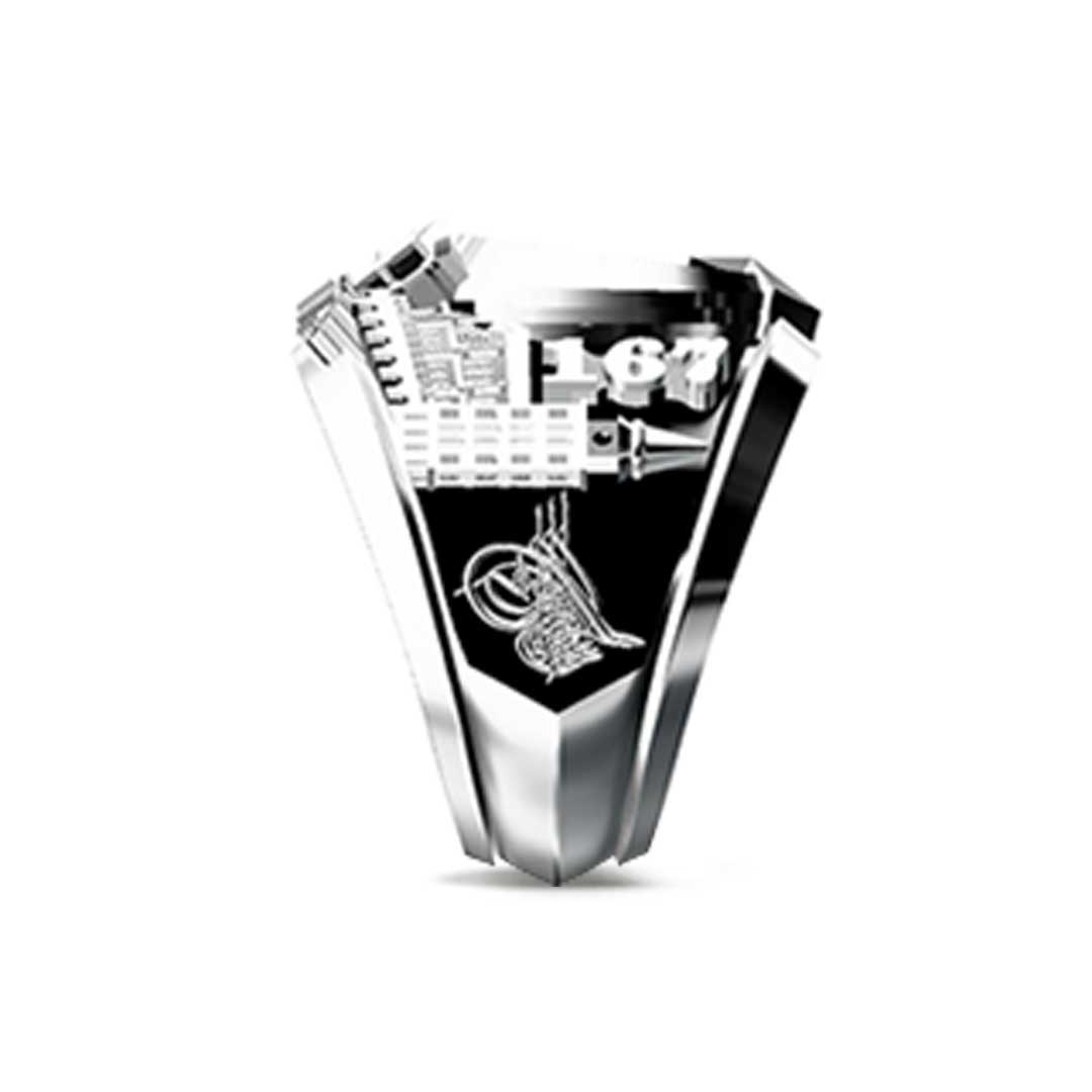 Turkish Military Ring With Tower by SWISS PLUS - Military Rings - view 4