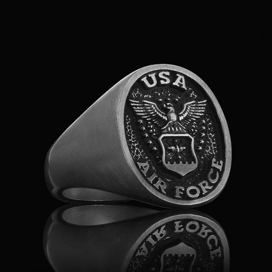 US Airforce Eagle Ring by SWISS PLUS - Military Rings - view 2