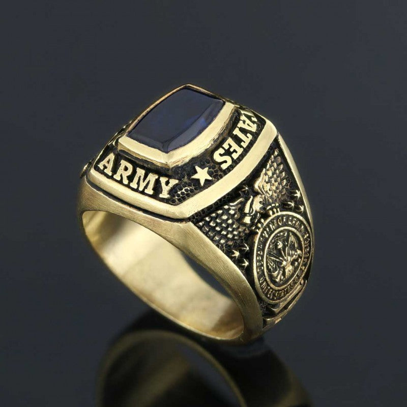 Brave and Bold Army Ring - view 4