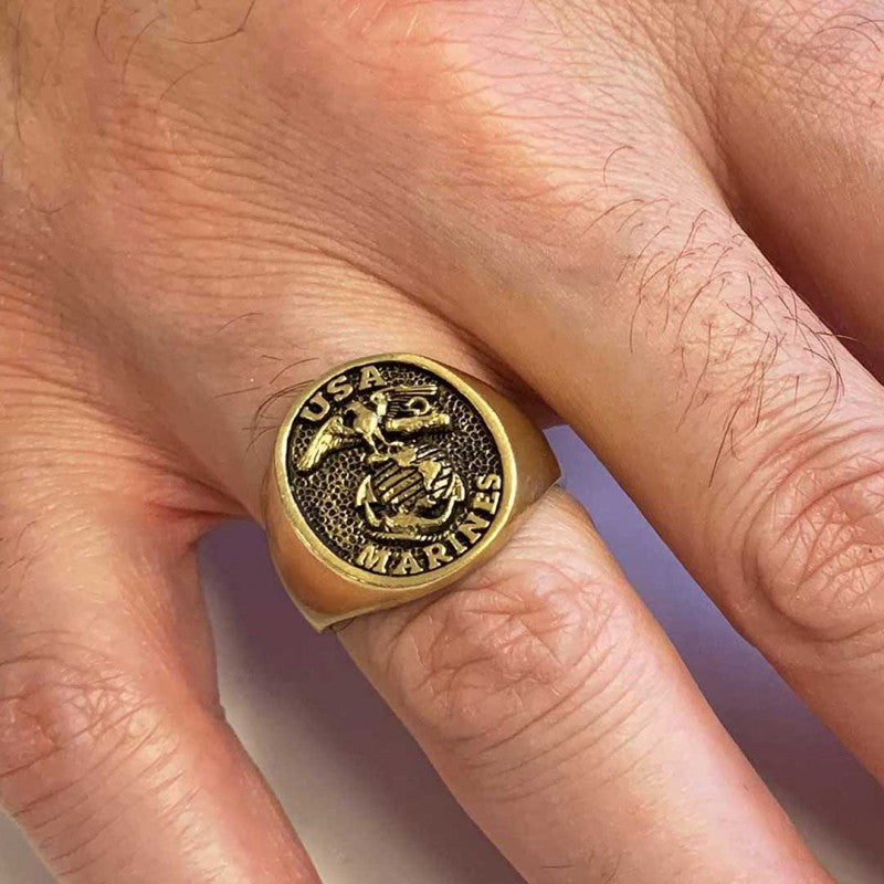 US Marines Eagle Ring - view 6